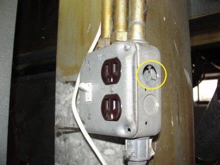 average size of electrical box knockout plugs for siemens panel|how to properly plug knockouts.